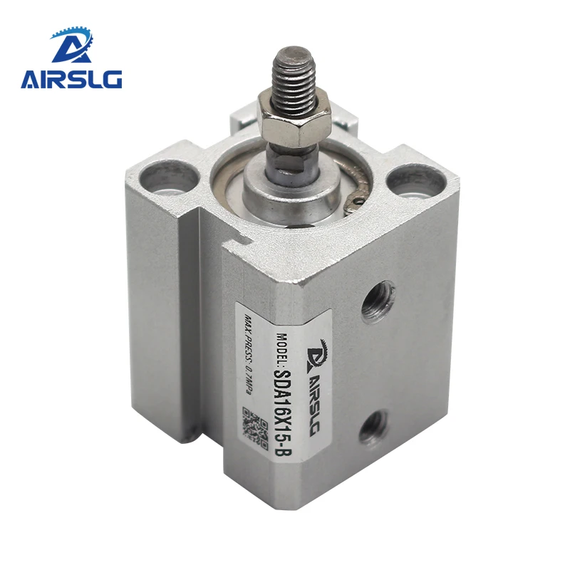 

Air Cylinder SDA series Pneumatic Compact airtac type 32mm Bore to 5 10 15 20 25 30 35 40 45 50mm Stroke