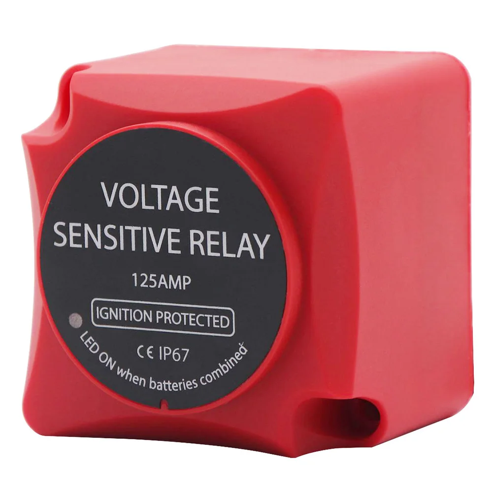 

12 В 125A 2 батарея, зарядка, чувствительное напряжение, фотореле VSR, запчасти для автомобильных домов на колесах, лодок, умный двойной изолятор ...