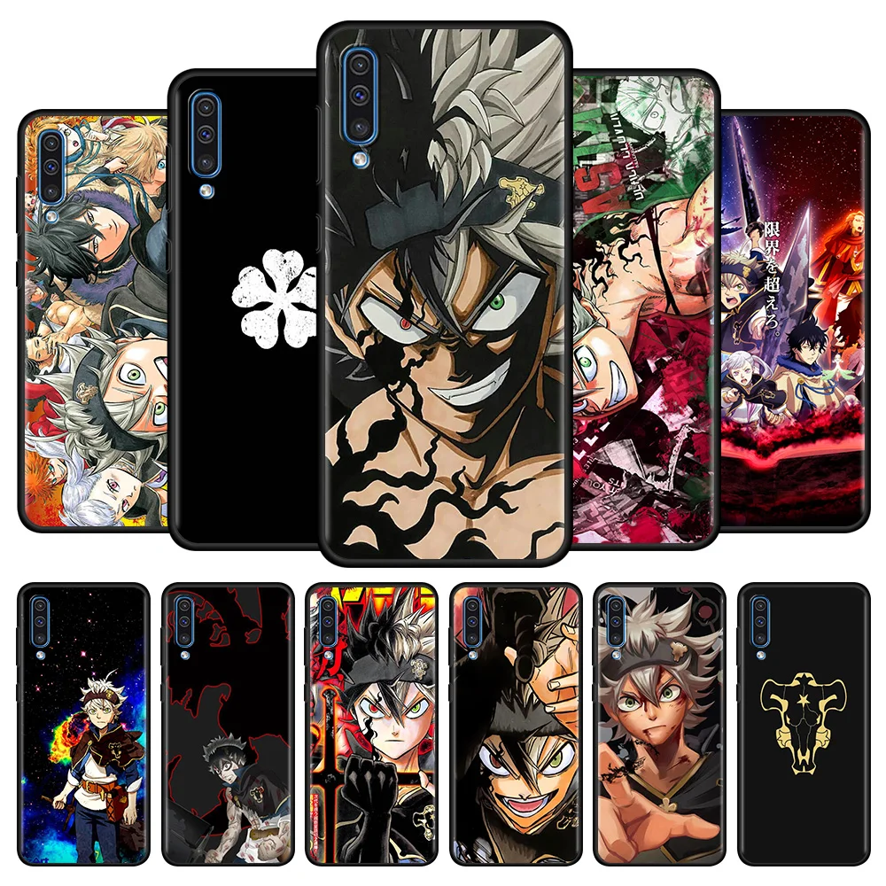

Cellphone Case For Samsung Galaxy A50 A70 A10 A30 A20e A20s A10s A40 A90 A10e A80 A60 A70s A50s A30s A20 Coque Black Clover Asta