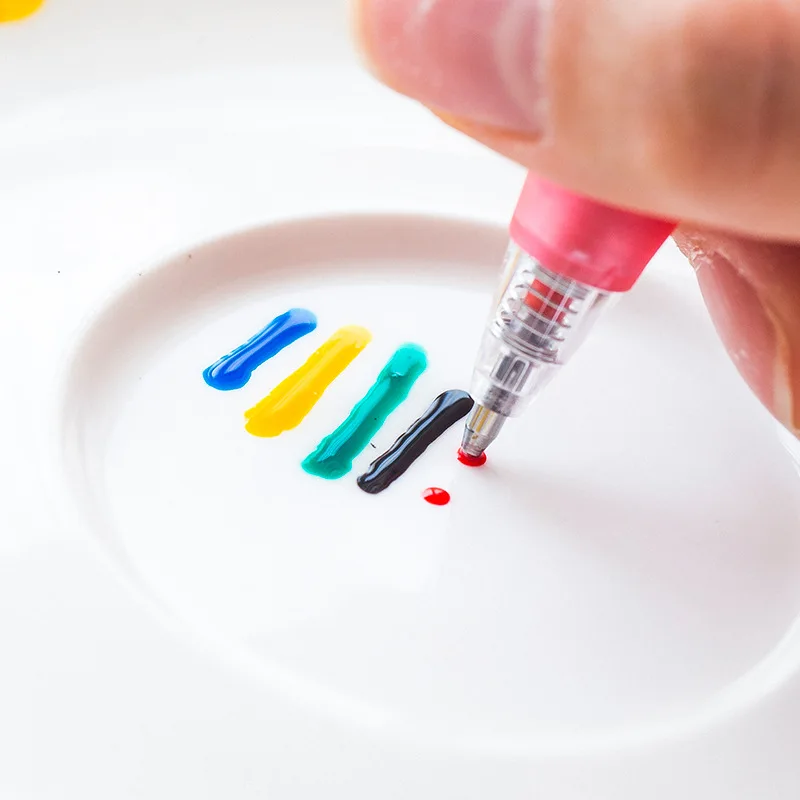 6 шт./компл. ручка желе с прессом 3D маркеры