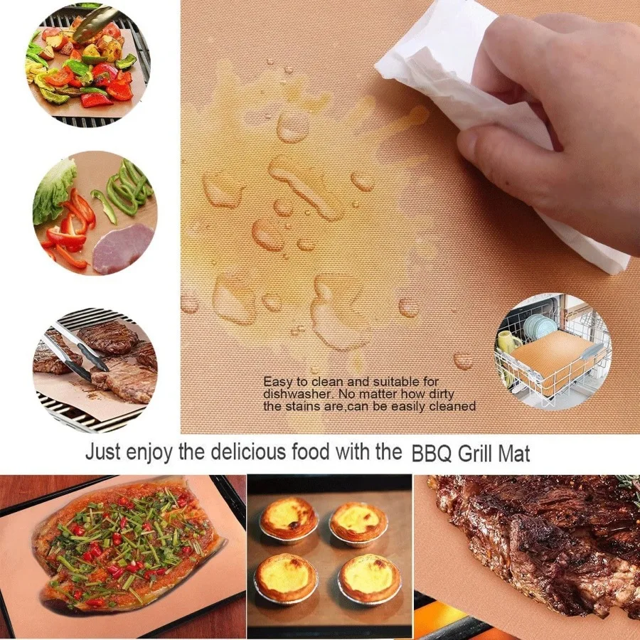 

30x40cm Heat Press Pad Reusable Baking Mat Non Stick Craft Sheet Heat Resistant Easy To Clean BBQ Grill & Baking Mats Macarons