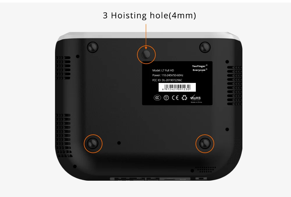 Touyinger L7 светодиодный нативный 1080P проектор 4500 люмен full HD мультимедийный проектор Видео Android 7,1 wifi AC3 Bluetooth Домашний кинотеатр HDMI