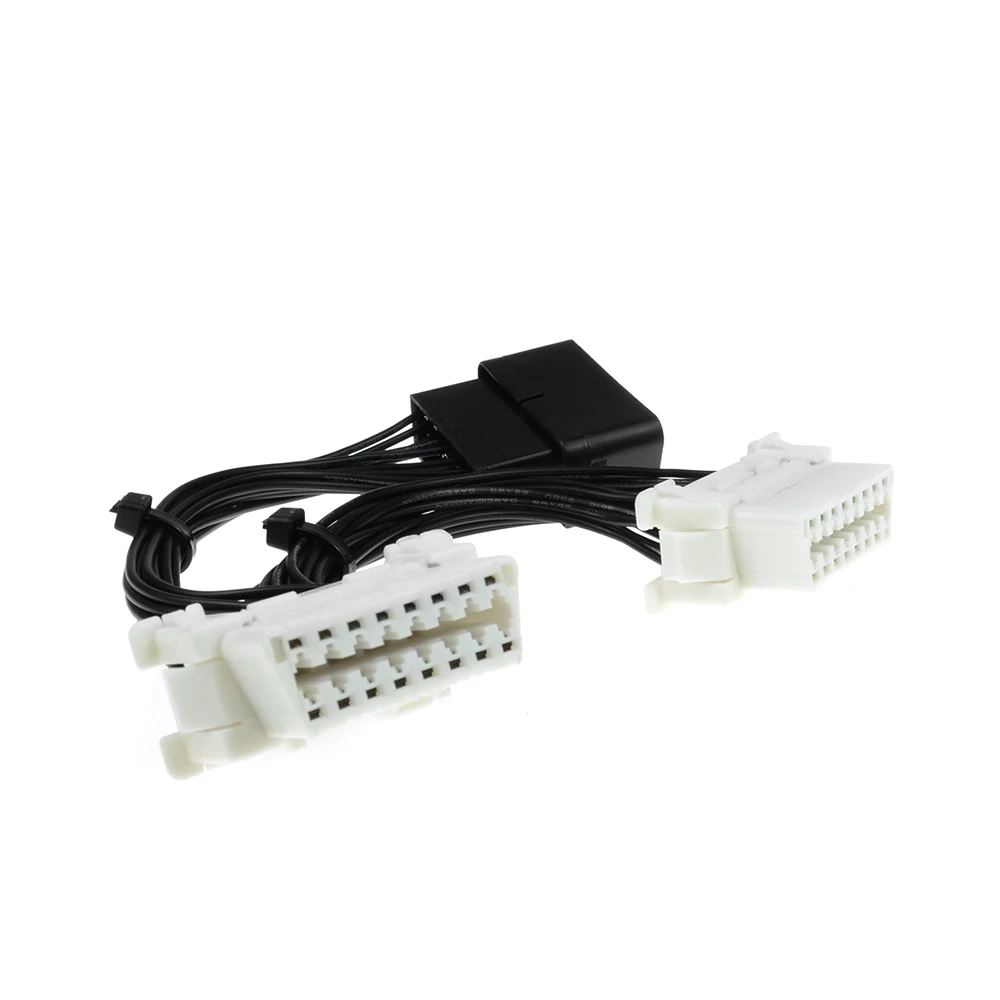 Стабильная и Высокоскоростная передача 16 pin OBD2 OBDii OBD 2 разветвитель Удлинительный