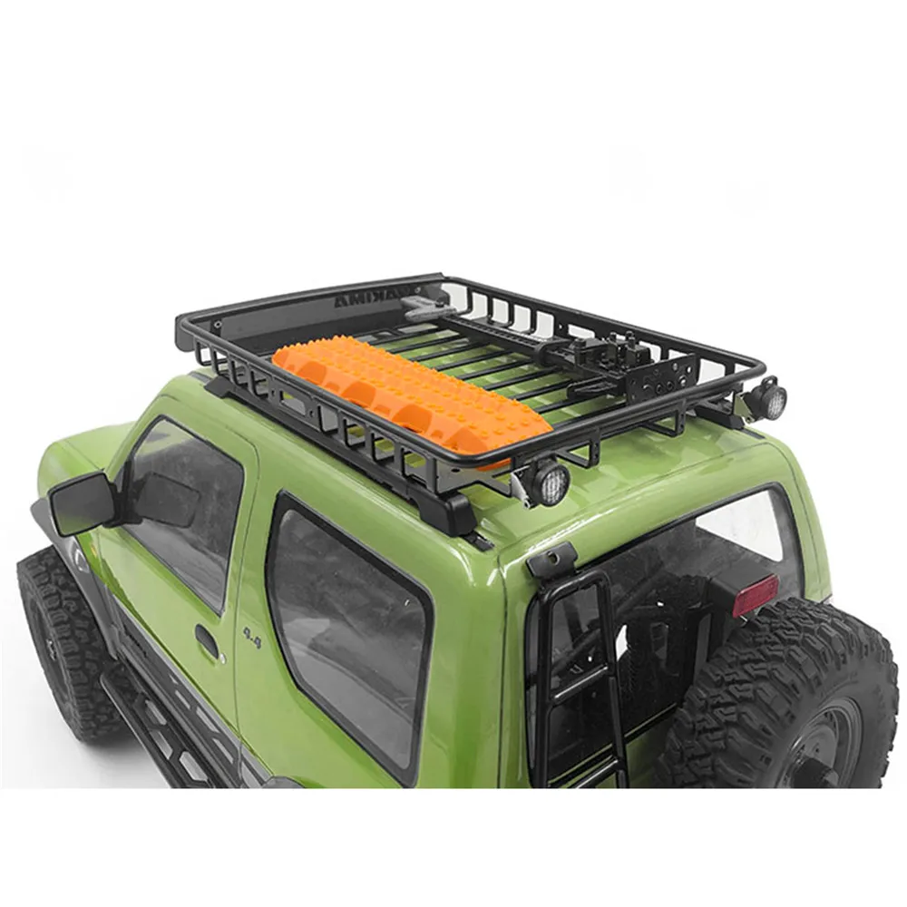 

For MST JIMNY “KK” RC Crawler Car Metal Roof Luggage Rack Frame With Back Light Upgrade Kits