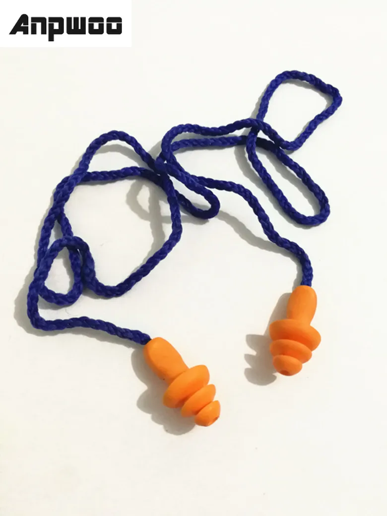 ANPWOO 8 пар в коробке мягкие беруши защита для ушей многоразовая Защита слуха