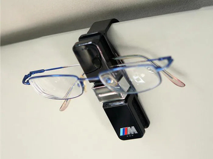 1 шт. солнцезащитные очки для автомобиля Зажим карт держатель билета на bmw M