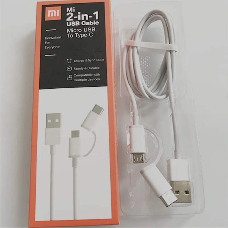 XIAOMI 2 в 1 Многофункциональный USB Дата кабель 1 м 2A Micro USB-Type C Быстрая зарядка кабель синхронизации для Mi 9 8 9T 4 A2 A3 Lite CC9 CC9E