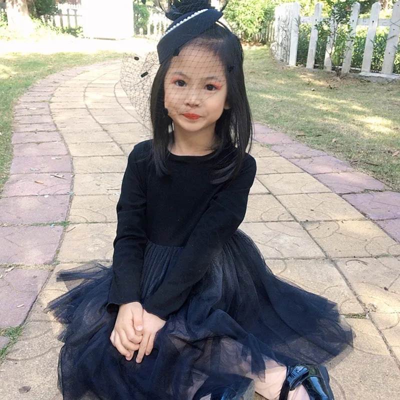 MERI AMMI Children Clothing Set Long Sleeve Floral Flower Girl TuTu Party Dress For 1-8 Year Kids J639 | Детская одежда и обувь