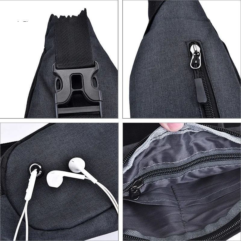 

Nylon Waist Pack Men Fashion Multifunction Fanny Pack Bum Bags Hip Money Belt Travel For Mobile Phone Bag Unisex