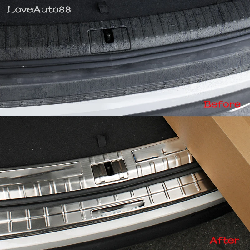 Внутренняя внешняя аргурация из нержавеющей стали задний бампер отделка