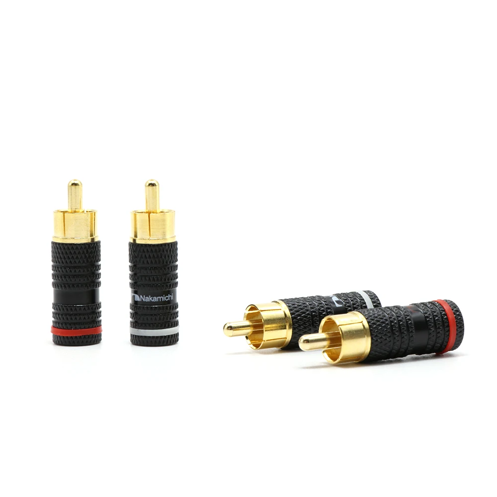 Аудиоразъем Nakamichi с золотым покрытием 10 шт. rca аудио разъем Hi Fi для соединения