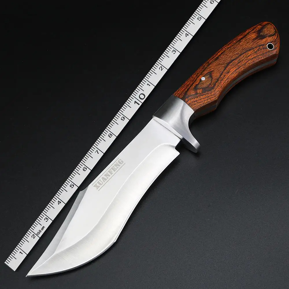 

High Hardness Outdoor Multifunction Straight Knife Camping Hunting Knife Thickened Military Short Knife