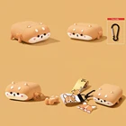 Симпатичный силиконовый чехол Corgi для Apple Airpods1 2 Pro 3 чехол с костью брелок для наушников Bluetooth беспроводной защитный чехол