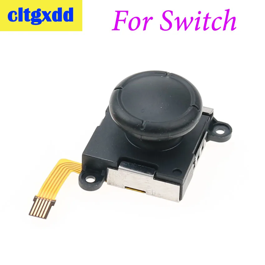 Cltgxdd 1 шт., 3D аналоговый датчик джойстика, рокер, Сменный переключатель, переключатель, NS Joy Con, запчасти для контроллера, ремонт, черный