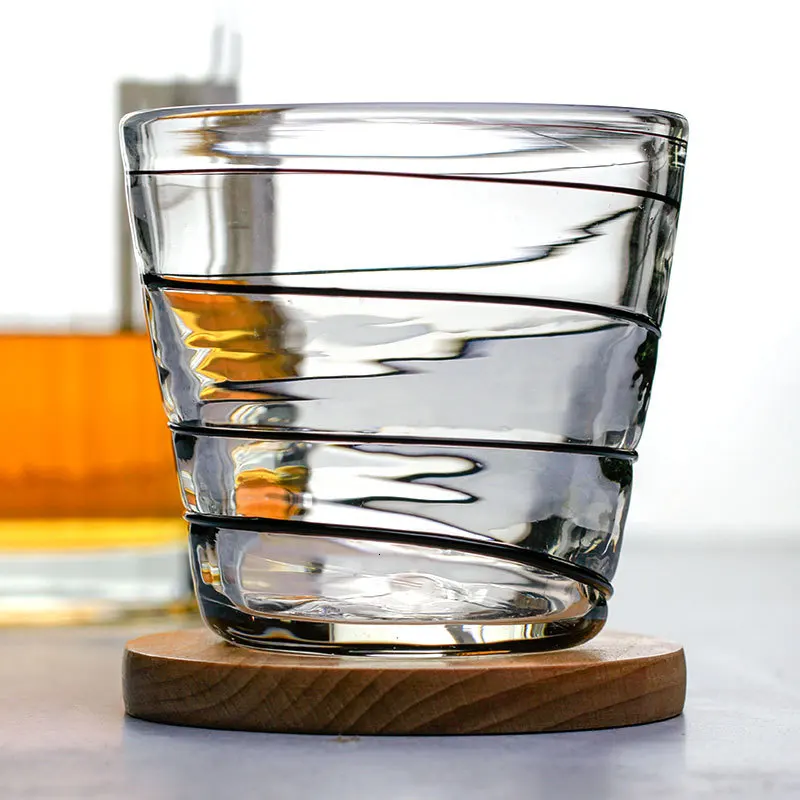 Индивидуальный бокал для виски креативный винный в японском стиле под синий и