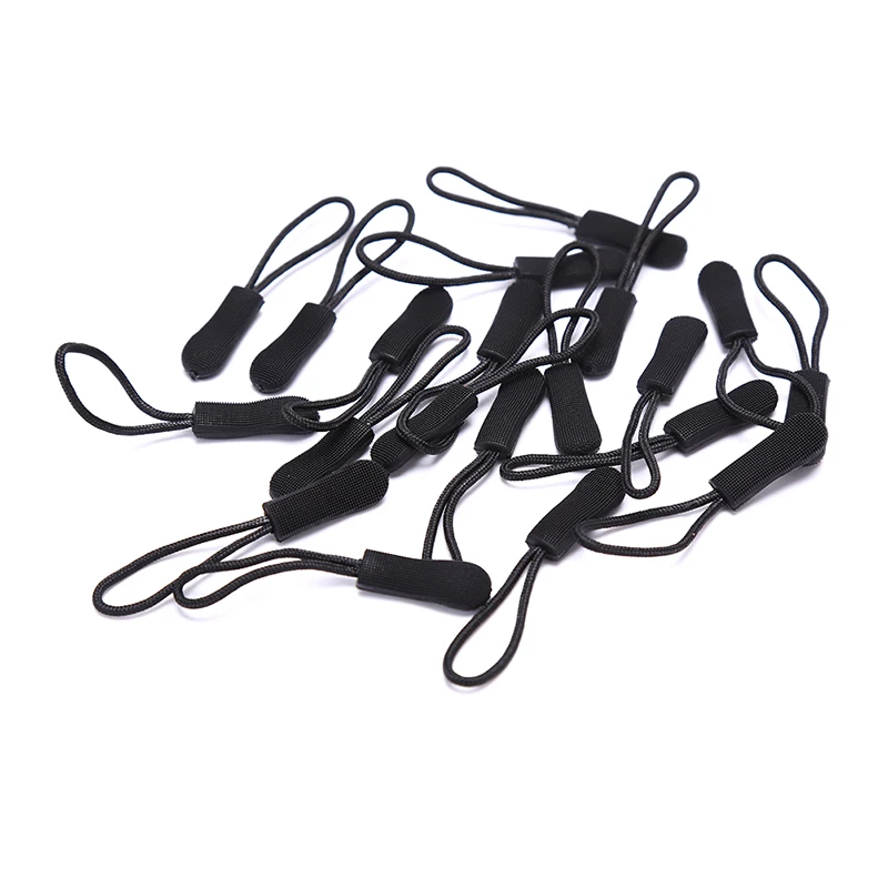 

20pcs Broken Buckle Fixer Zip Cord Tab Travel Bag Suitcase Tent Backpack Zipper Pull Puller End Fit Rope Tag Replacement Clip