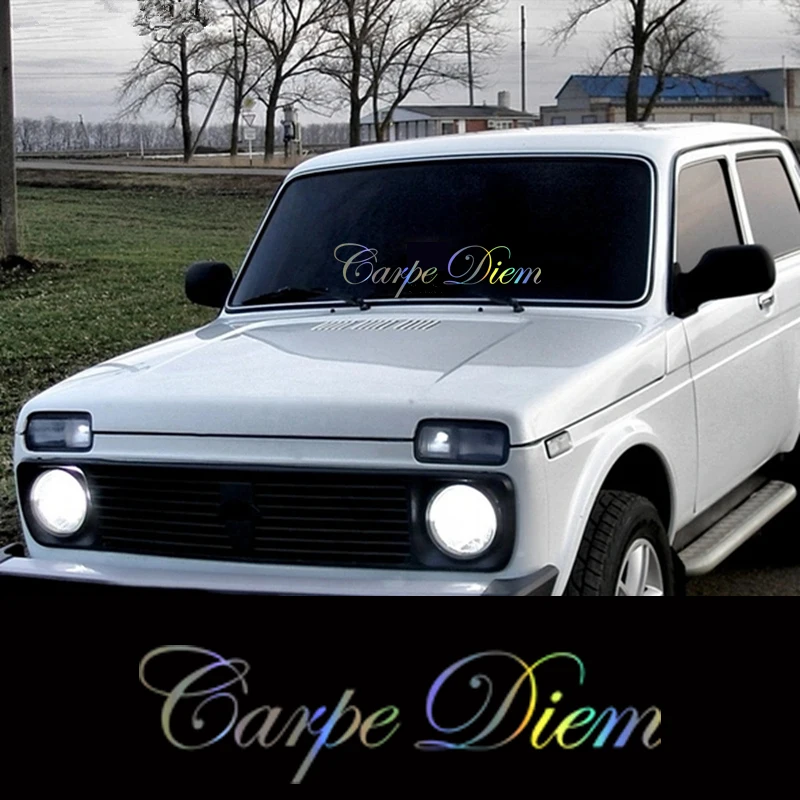 HungMieh 58*12,5 см Carpe Diem Royal Stance Dapper автомобиль Hoonigan наклейка s забавная наклейка на автомобиль виниловая наклейка авто наклейка s для автомобиля
