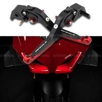 for ducati panigale v4 v4s v4sp v2 2018 2022 motorcycle front brake clutch lever accessories adjust folding telescopic tie rod