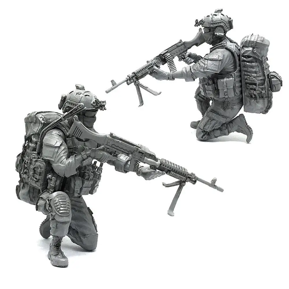 

YUFAN 1/35 Modern American Special Forces D Resin Soldier Toy Model Model Figure Kits 5 Resin Epoxy AH-04 Unmounted Stat L3Z1