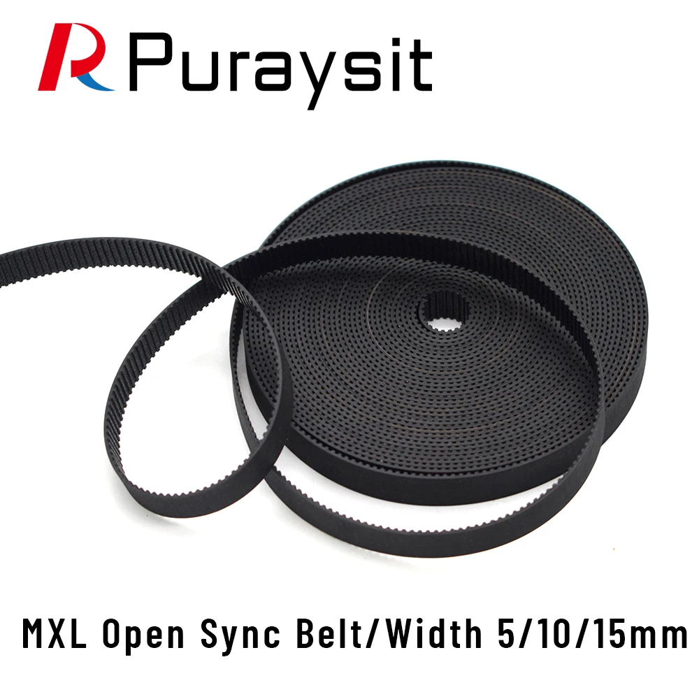 Ремень ГРМ Puraysit MXL с открытым концом Резиновая лента передачи для