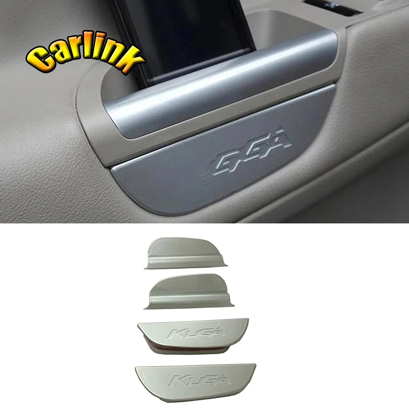 

For Ford Kuga Escape 2013-2017 Car Limited Promotion Front Door Armrest Storage Box Tank Cover Sticker Case Accessories 4pcs