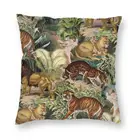 В Красота из наволочка с изображением леса домашний декоративный характер Цветочная подушка крышка Подушка для автомобиля двухсторонняя печать