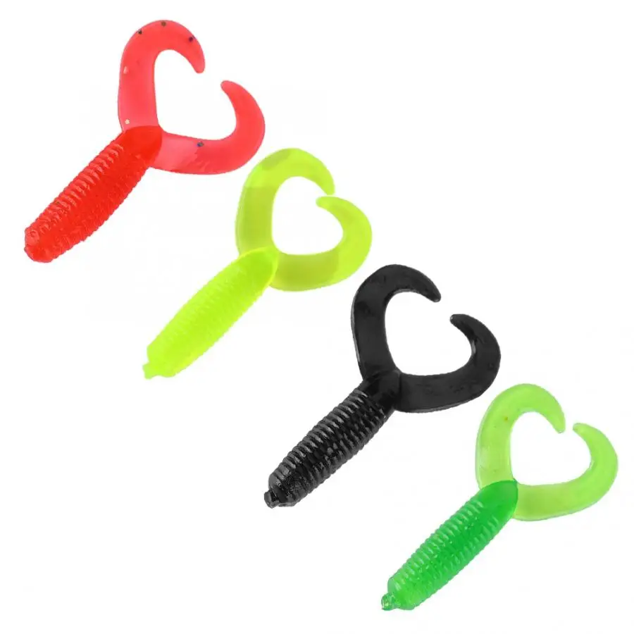 20 шт./компл. рыболовные приманки с мягким пластиковым сом рыба Червячные