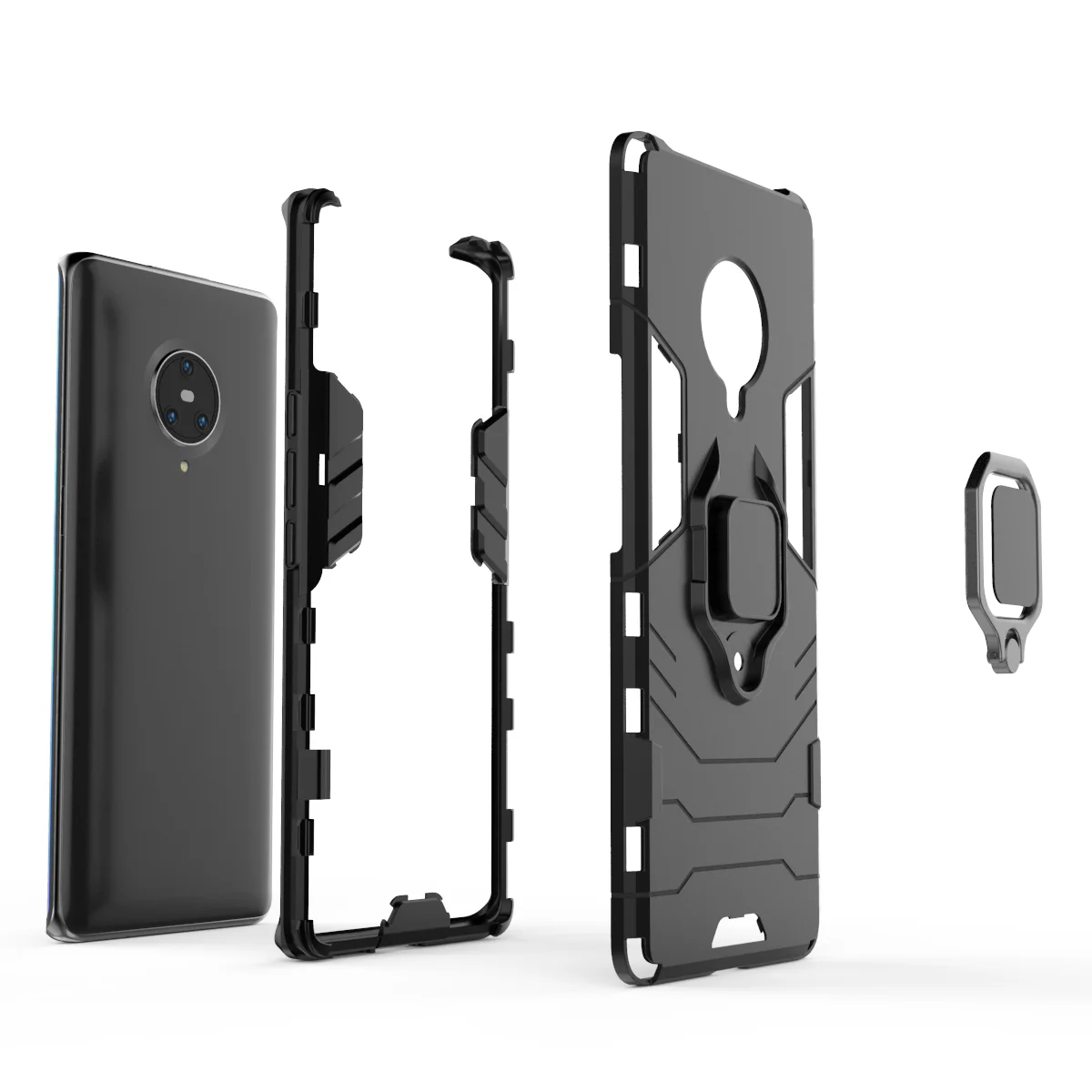 Чехол для VIVO NEX3 чехол 360 магнитный металлический держатель кольцо на палец