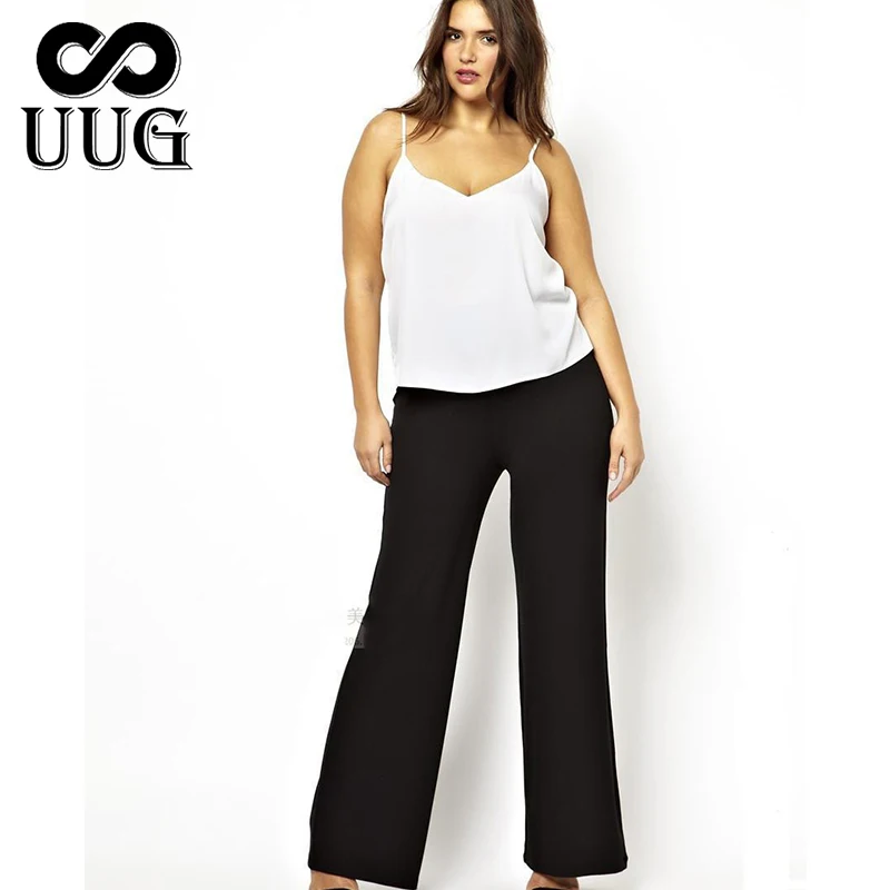 Женские офисные брюки UUG широкие большого размера плюс 6XL 4XL|wide leg pants|women trousersleg pants |