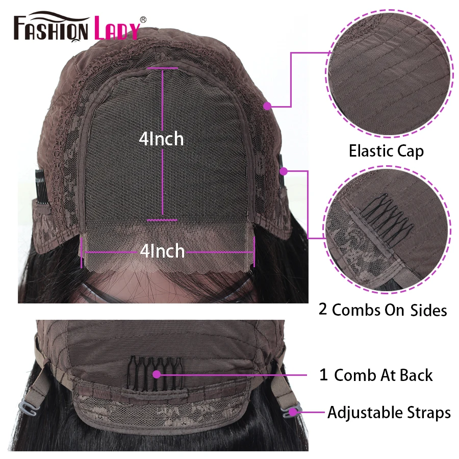 Модные женские кружевные парики предварительно окрашенные 1b 99j прямые Омбре