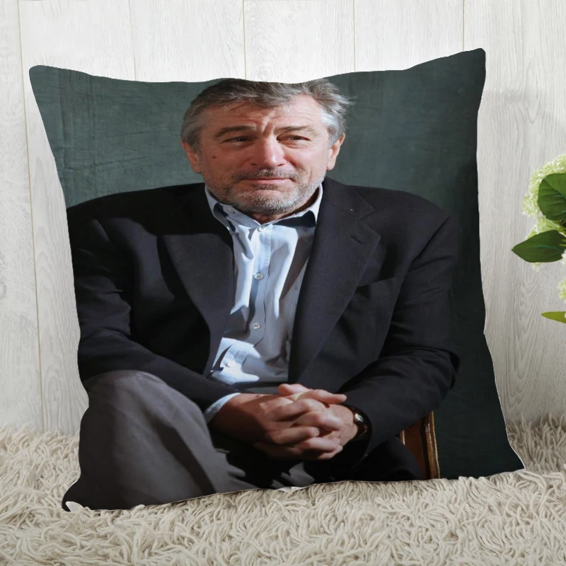 

Custom Robert De Niro Pillow Case Polyester Decorative Pillowcases zipper Pillow Case Pillowcase Cover 40*40cm drop shipping