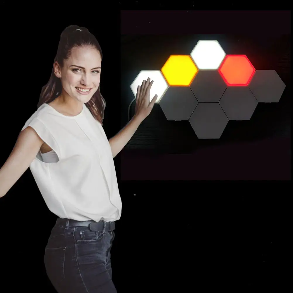 Квантовый светильник RGB с сенсорным управлением светодиодный ночсветильник