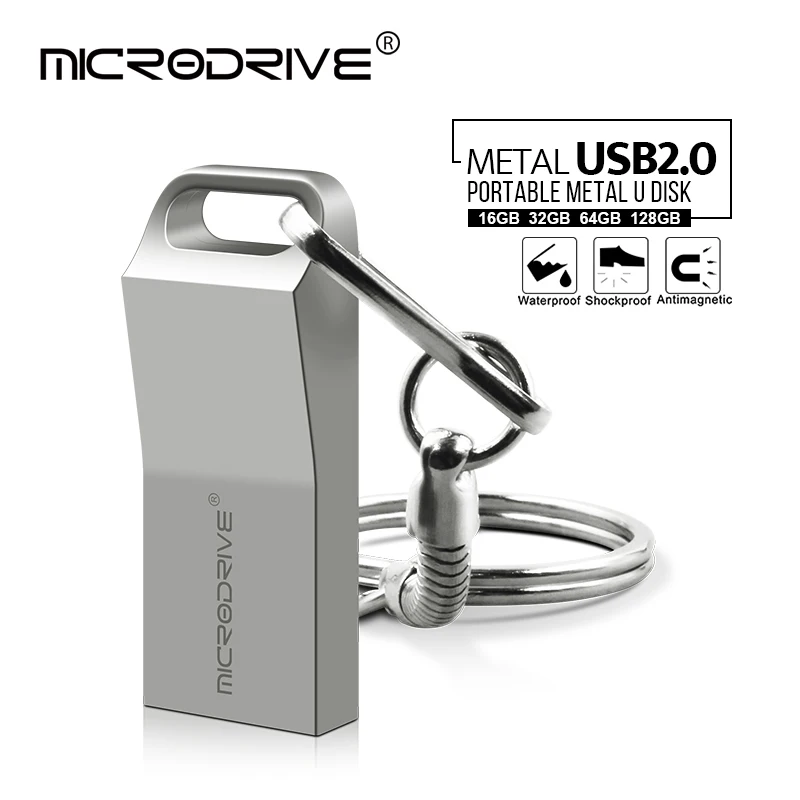 Мини металлический высокоскоростной флеш-накопитель 2 0 4 ГБ 8 16 32 64 128 дешевый