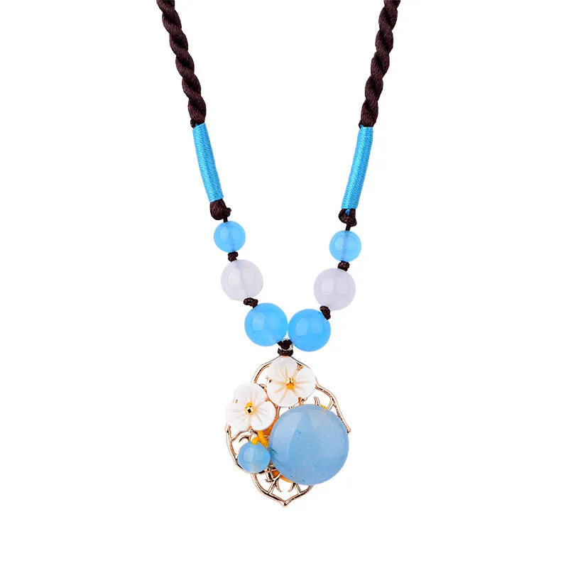 Цепочка до ключицы в китайском стиле ретро ювелирные изделия национальном