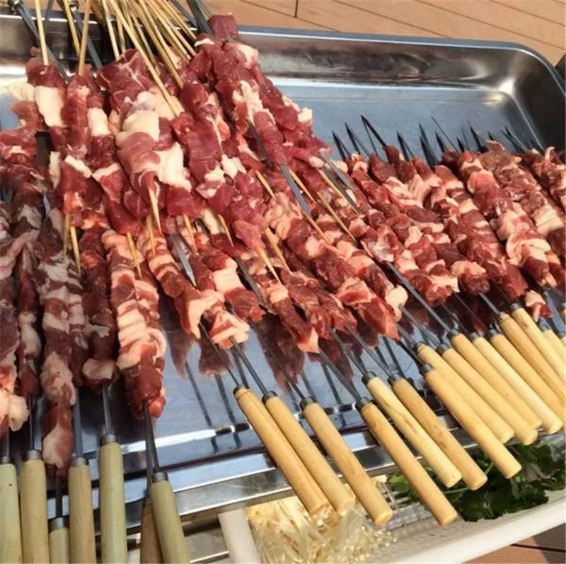 1 шт. Инструменты для барбекю мясная гриль шашлык коробка иголок безопасная