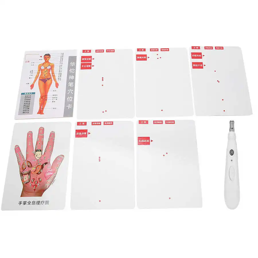 

Electric Acupuncture Pen Pain Relief Acupoint Stimulation Meridians Therapy Heal Massage Pen Meridian Energy Relaxation Tools