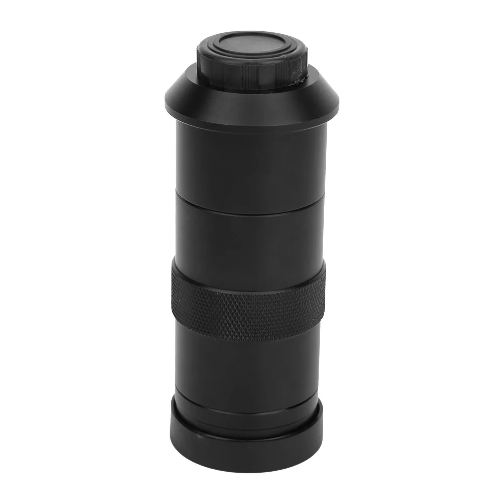 100X цифровой микроскоп объектив с C Mount из алюминиевого сплава зум широкоугольный