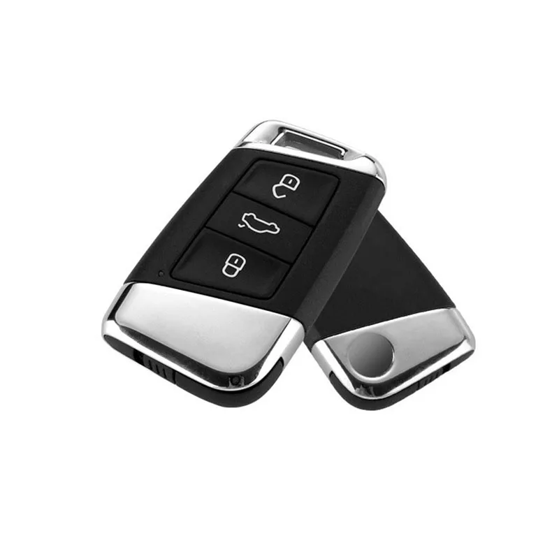

Leather Car Key Cover for VW Volkswagen Magotan 2018 2017 Passat B8 Skoda Superb A7 Smart Fob Protector Case Covers