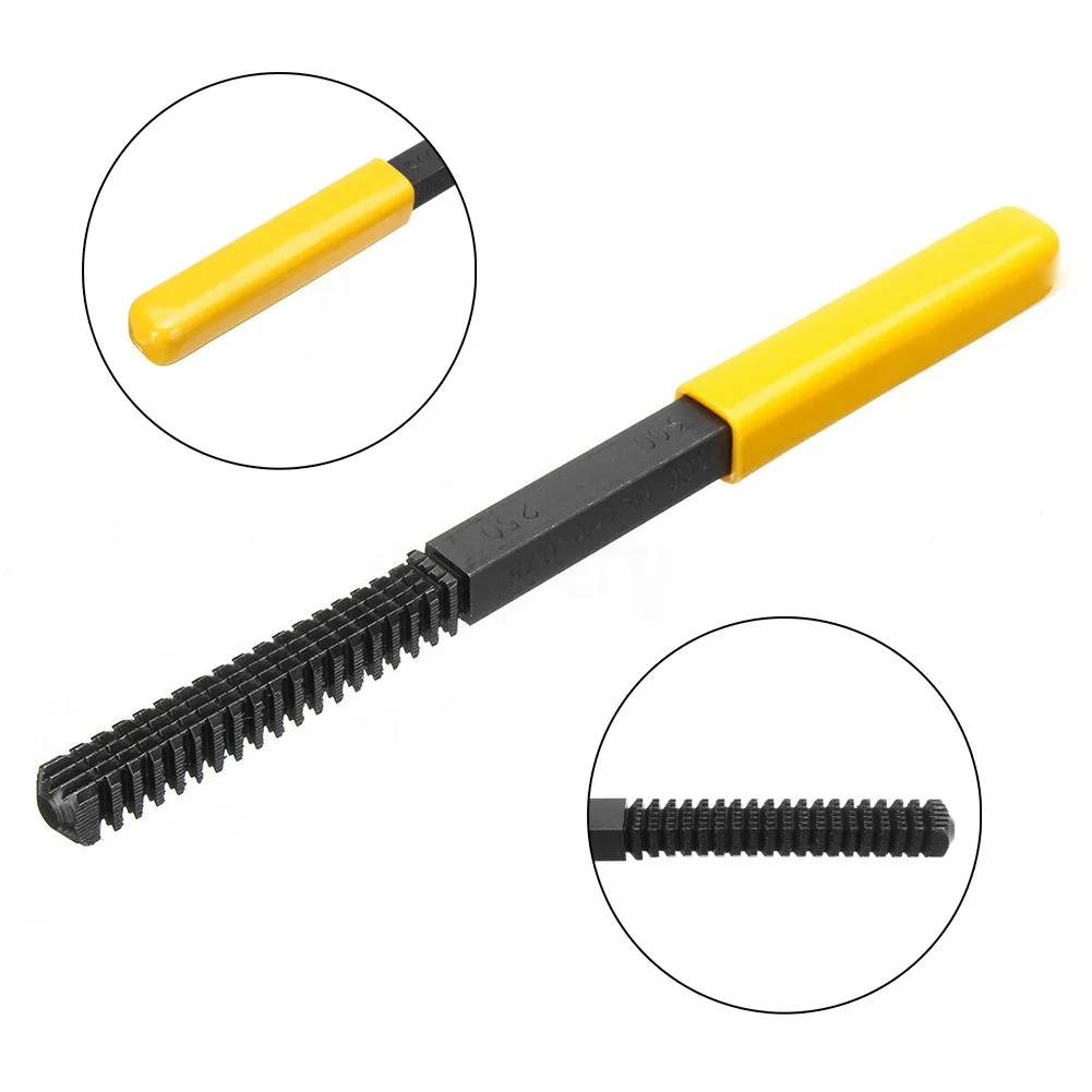 

Metric Thread Restoration Repair File Pitch Clean Damaged Threads 0.75-3mm Hand Tools Thread Repair File