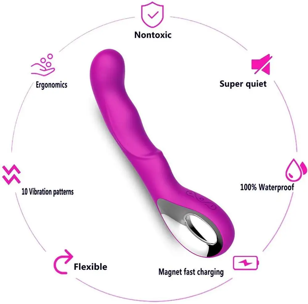 AV Vibrador para mulher G Spot Влагалище Секс продукт USB зарядка Женский мастурбатор