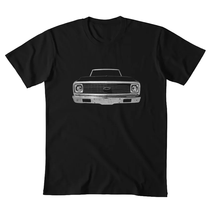 Chevy C 10 пикап черная футболка c c10 chevy chevrolet классический винтажный|Мужские