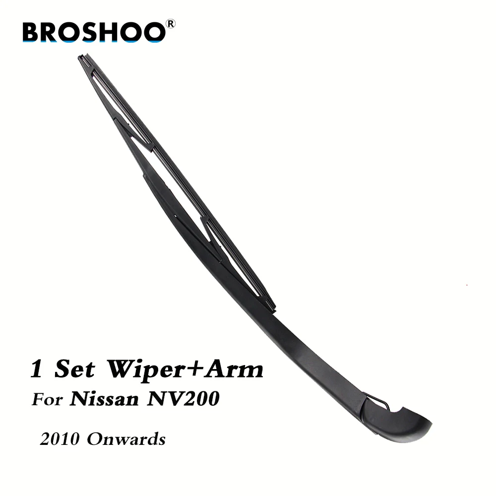 BROSHOO Car Rear Wiper Blades Back Windscreen Arm For Nissan NV200 Hatchback (2010-) 355mm Windshield Auto Styling | Автомобили и