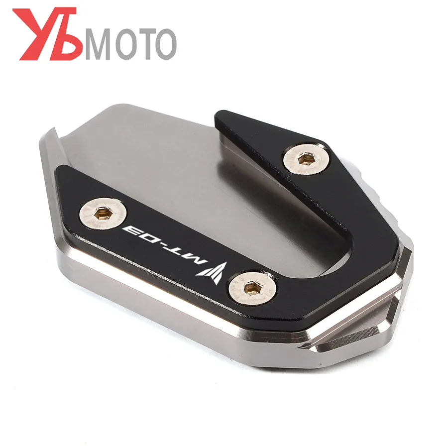 Motorcycle Kickstand Extension Pad for YAMAHA R3 YZF-R3 2017-2020, MT03 MT-03 | Stand Enlarger for YAMAHA Accessories image 4
