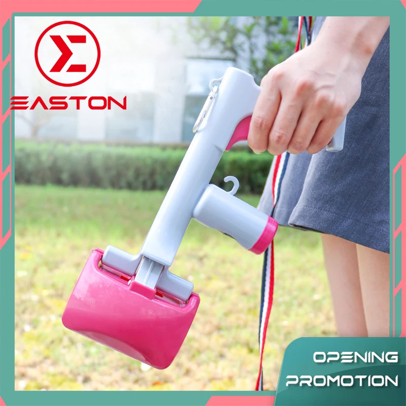 

Portable Dog Poop Scooper Waste Pick Up Cleaner with Bag Dispenser Handle Scoop Strong Serrated Teeth Picker Excrement Collector
