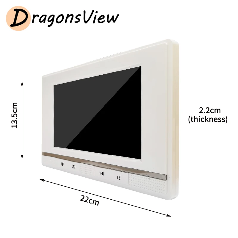 Домофон DragonsView 1000TVL камера для наружного дверного звонка 7-дюймовый проводной