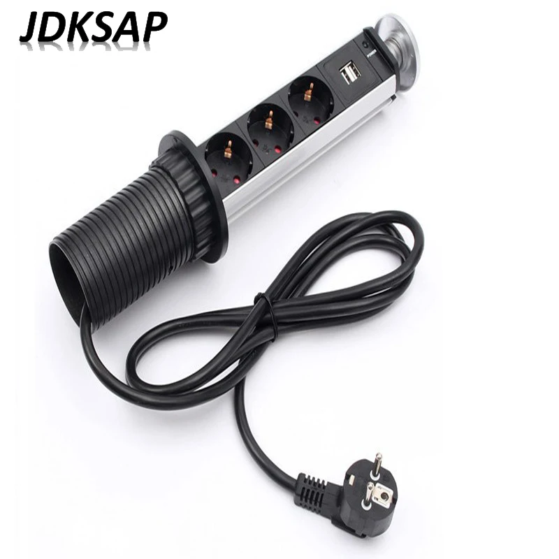 Скрываемая розетка универсальное выдвижное электрическое зарядное устройство 2