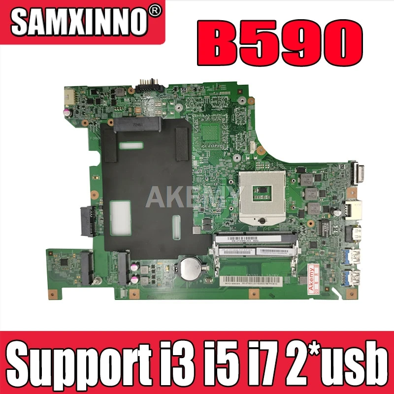 Материнская плата для ноутбука B590 DDR3 подходит For Lenovo B580 V580c материнская