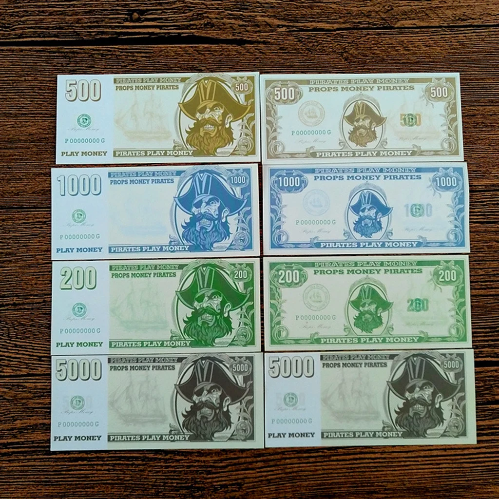 

100 шт. Пиратская замена бумаги Play Money Props игрушка доска для настольных игр