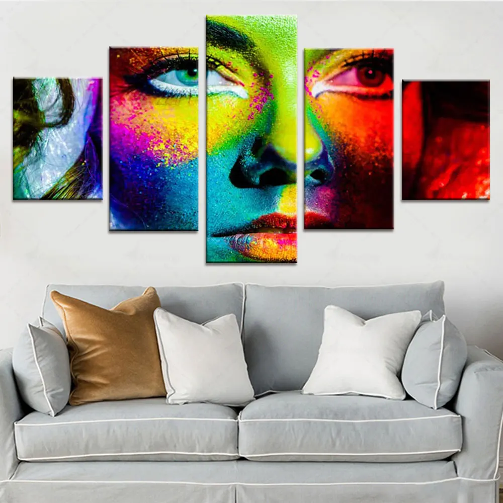 

Художественное оформление в современном скандинавском стиле, HD, для макияжа, сексуальные, красота, плакаты, фоторамка, настенные художественные картины для салона, декор фона