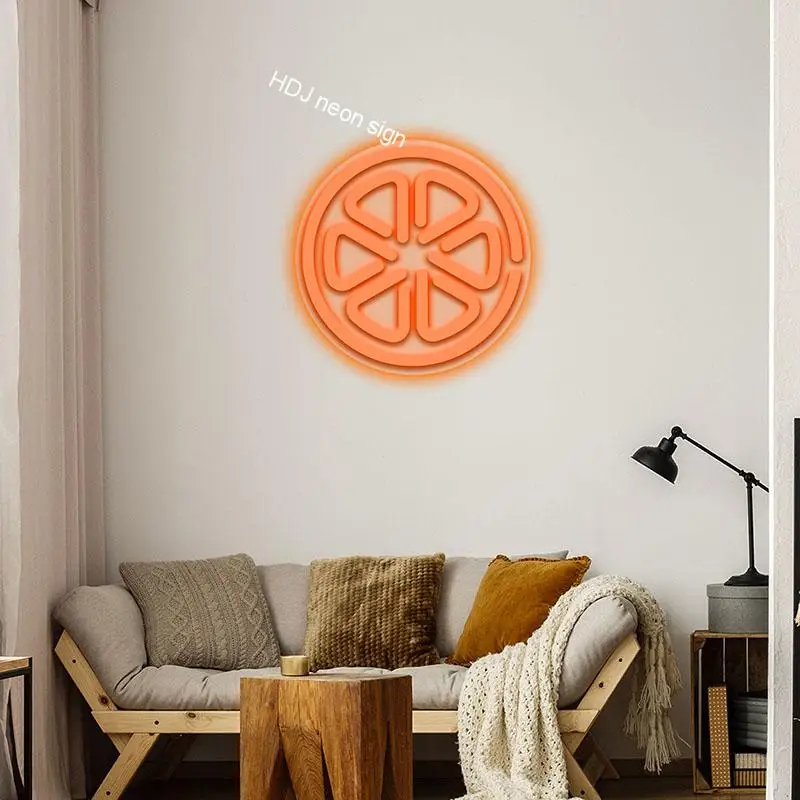 Неоновая светодиодная вывеска с логотипом пиццы на заказ светодиодный для